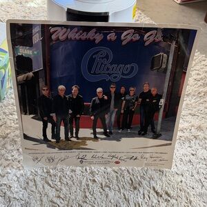 Chicago Band Vinyl Poster